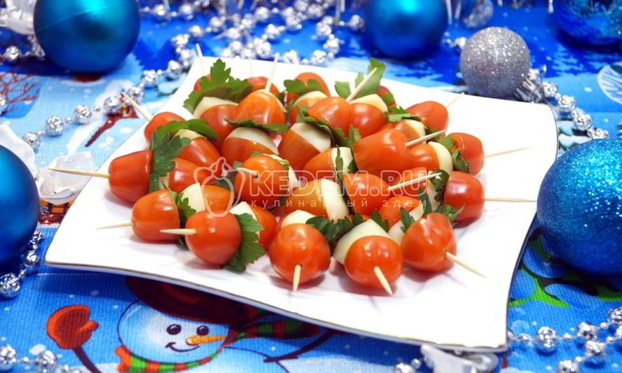 Рецепт канапе с сыром