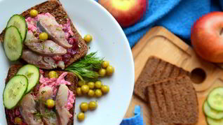 Канапе Сельдь без шубы