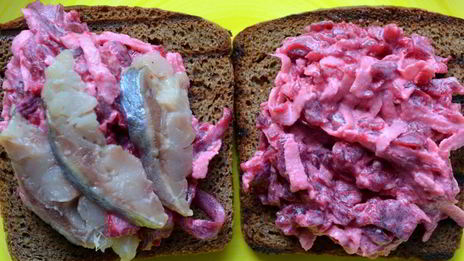 канапе сельдь без шубы