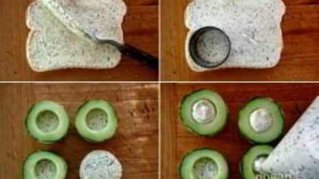 огуречные канапе