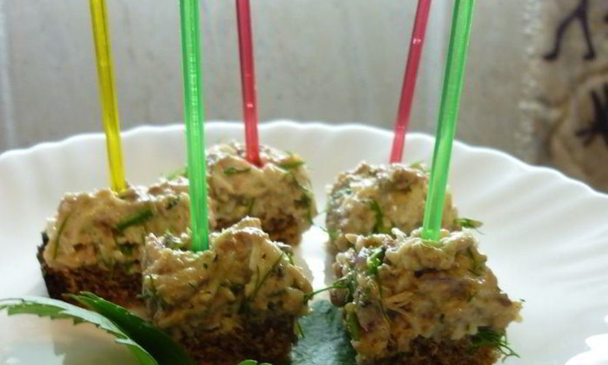 Рецепт закуски рыбные канапешки