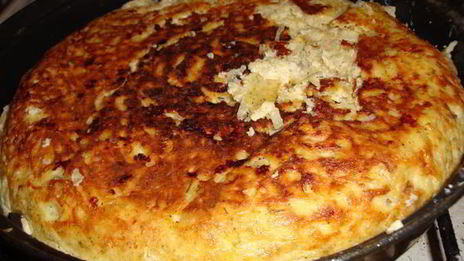 картофельная испанская тортилья