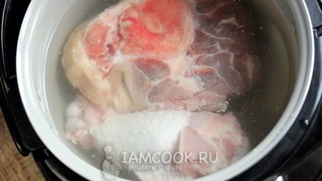 индюшино-говяжий холодец в мультиварке