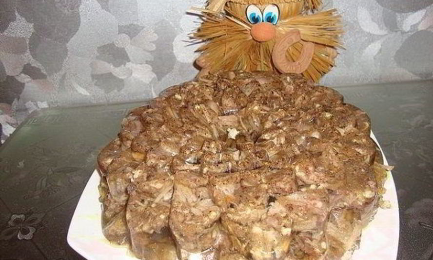 Рецепт холодца из дикого кабана