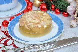 Холодец из курицы в мультиварке