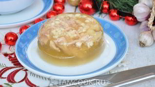 Холодец из курицы в мультиварке