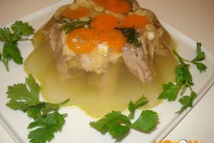 Холодец из петуха