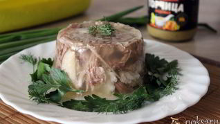 Холодец из свинины и индейки