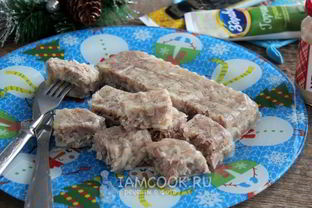 Холодец из свиной рульки и курицы