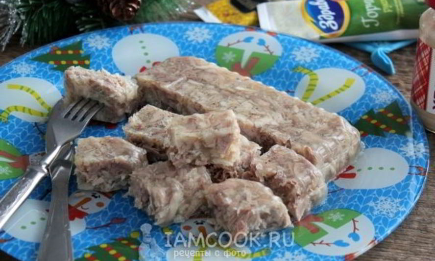Рецепт холодца из свиной рульки и курицы
