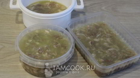 холодец из свиной рульки и курицы