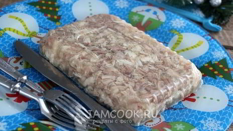 холодец из свиной рульки и курицы