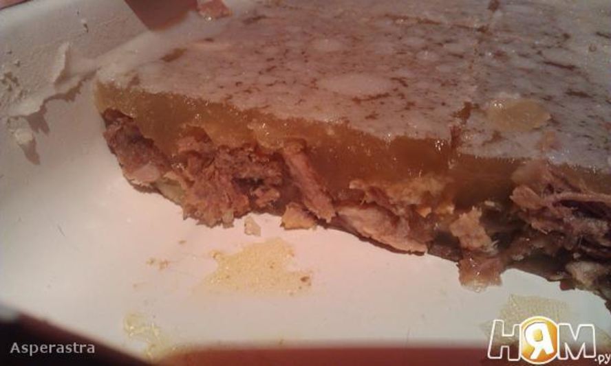 Рецепт холодца из телячьих ножек