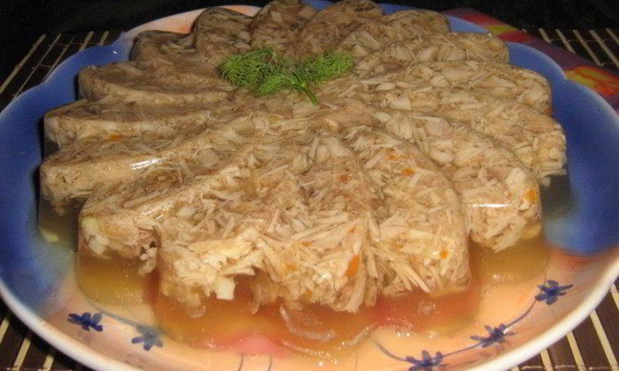 Рецепт холодца из трех видов мяса