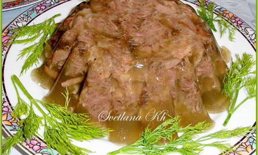 Рецепт холодца обыкновенного, классического