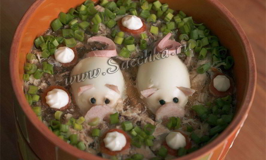 Рецепт холодца поросята