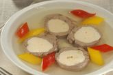 Холодец с куриными медальонами