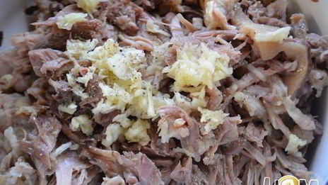 холодец с курицей и свининой