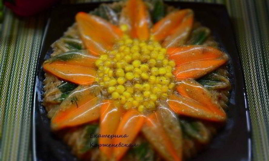 Рецепт холодца солнечного цветок