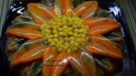 холодец солнечный цветок