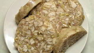 Куриный холодец в бутылке