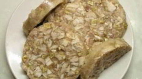 куриный холодец в бутылке