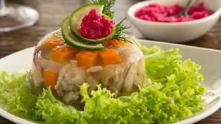 Праздничный холодец из свинины
