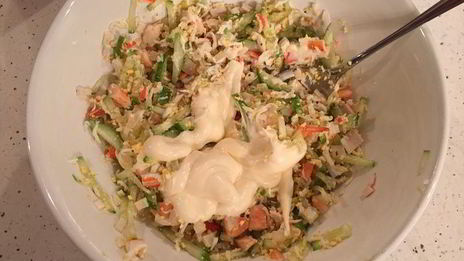 коктейль из креветок с огурцом