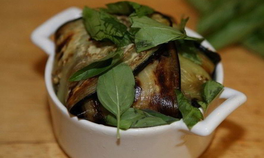 Рецепт корзинок из баклажанов с телятиной