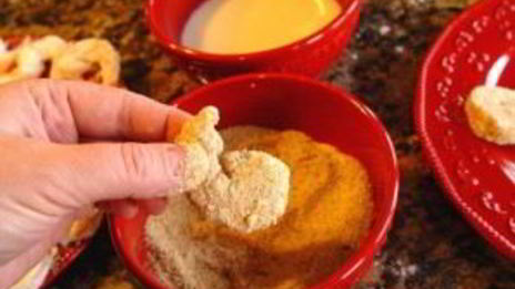 креветки в кляре