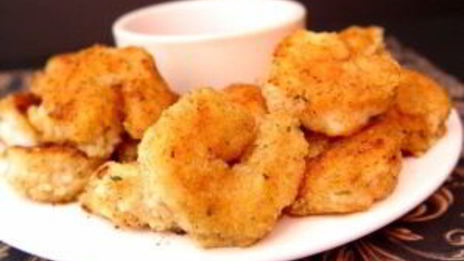 креветки в кляре