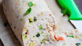 Куриная паровая колбаса калейдоскоп