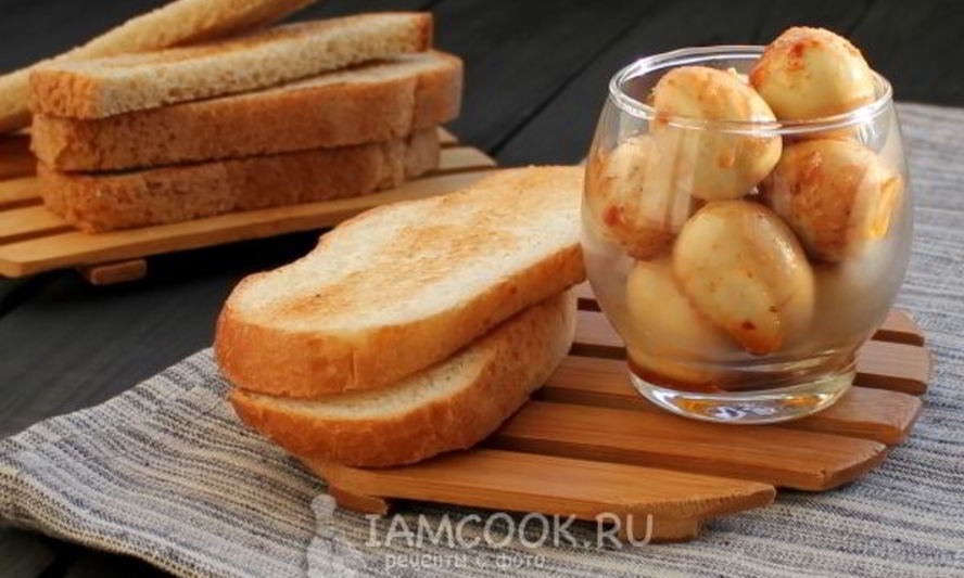 Рецепт маринованных яиц