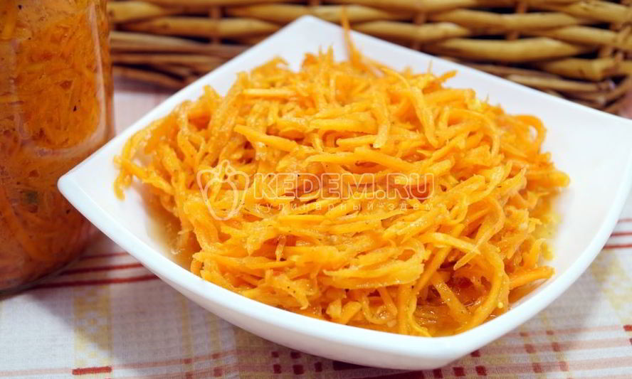 Рецепт моркови по-корейски на зиму