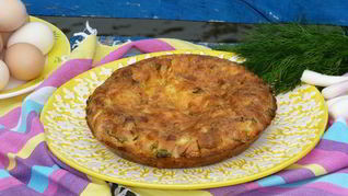 Чучу — азербайджанский омлет с зеленью