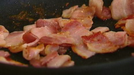 фриттата из тыквы с беконом и орехами пекан