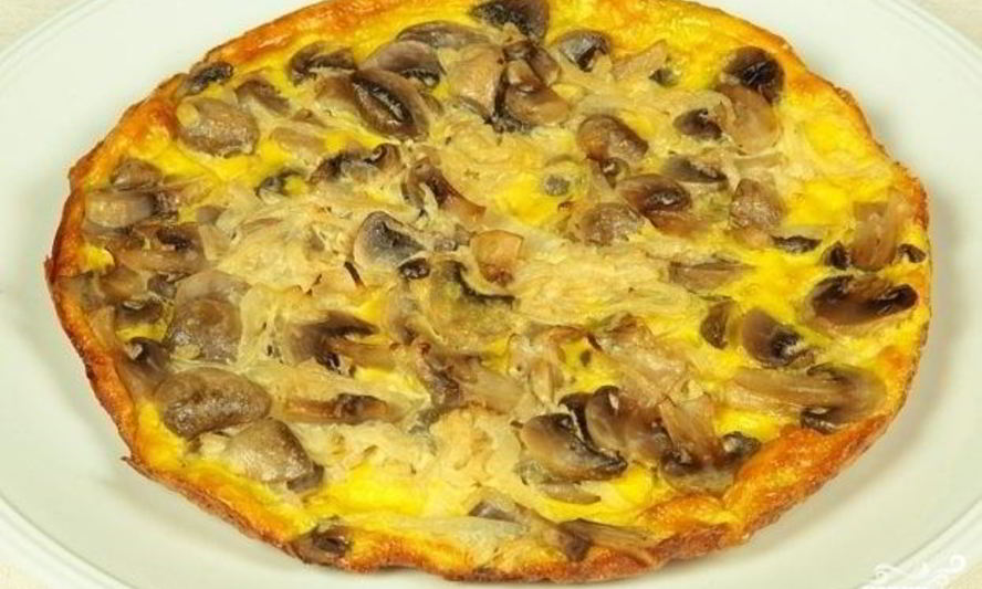 Рецепт фриттаты с грибами