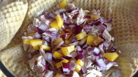 фриттата с курицей