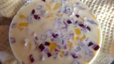 фриттата с курицей