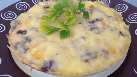 фриттата с курицей