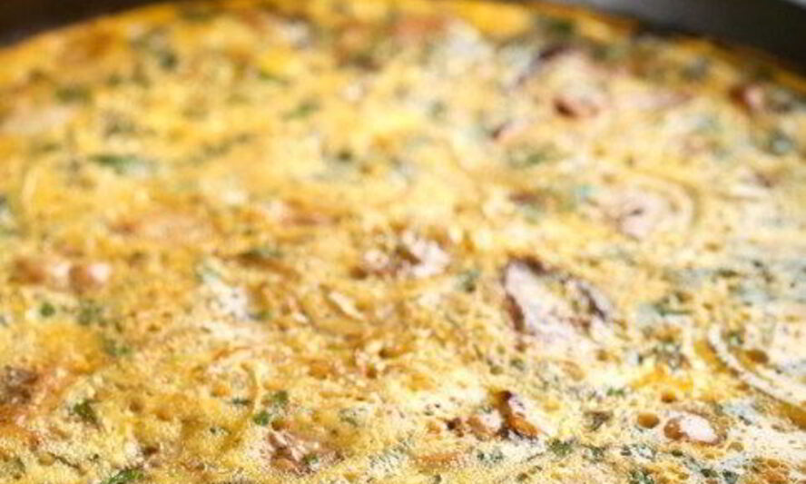 Рецепт фриттаты с молодым картофелем и мятой