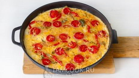 фриттата с овощами