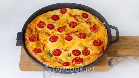 фриттата с овощами
