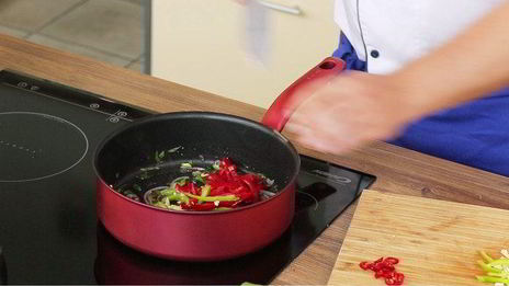 фриттата со сладким перцем и фетой