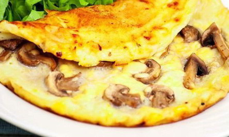 Рецепт грибного омлета