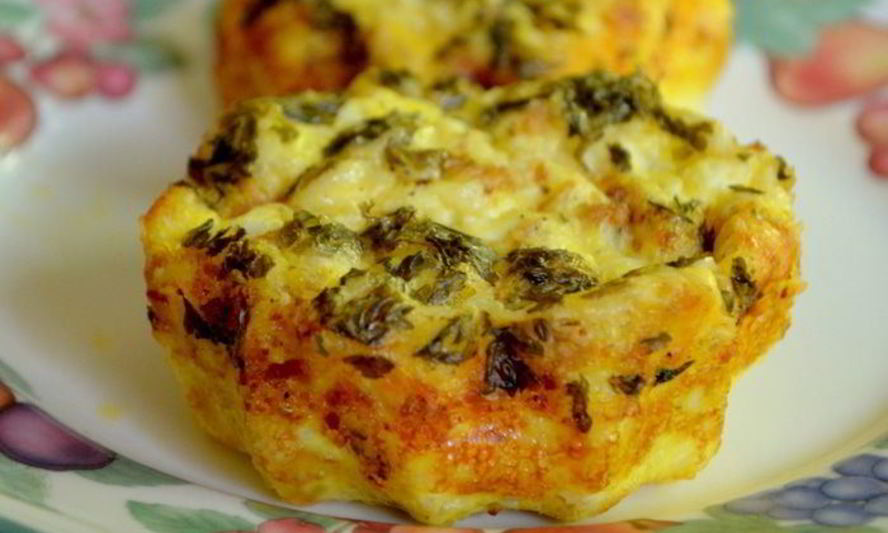 Рецепт мини-фриттаты на завтрак