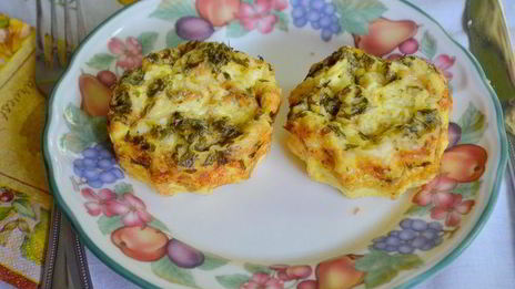 мини-фриттата на завтрак