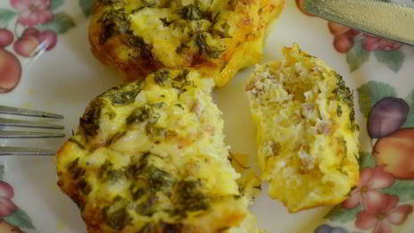 мини-фриттата на завтрак