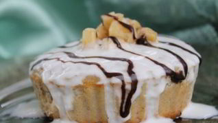 Омлет с бананом