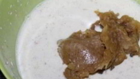 омлет с бананом